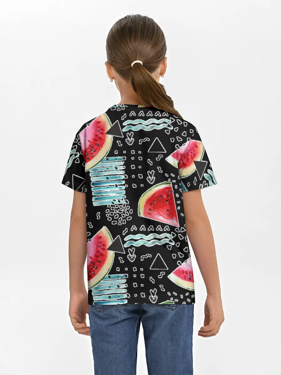 Детская базовая футболка / сладкий арбуз