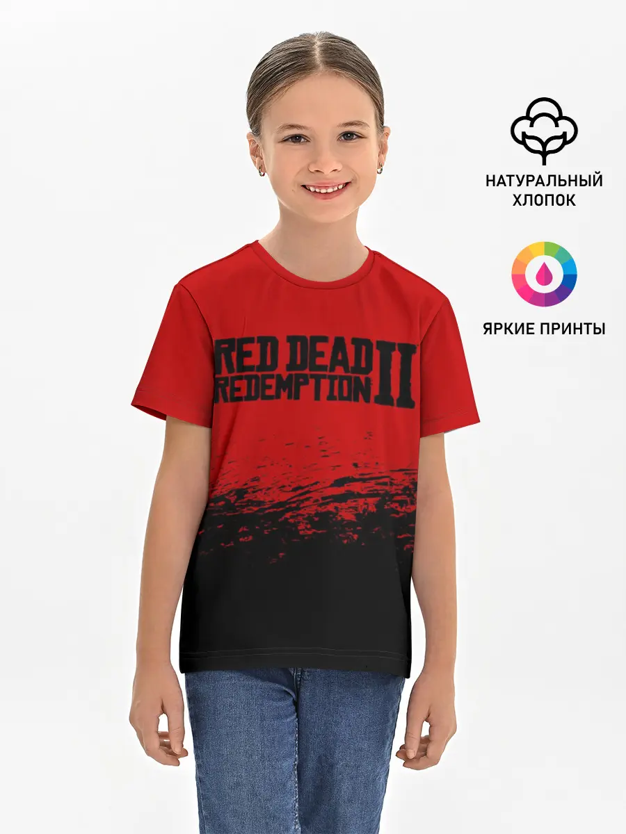 Детская базовая футболка / RED DEAD REDEMPTION 2