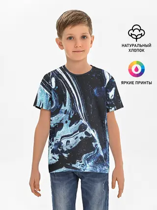 Детская базовая футболка / Текстура