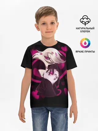 Детская базовая футболка / Hazbin Hotel