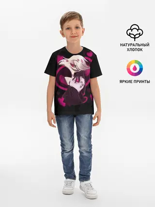 Детская базовая футболка / Hazbin Hotel