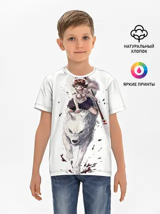 Детская базовая футболка / Принцесса Мононоке