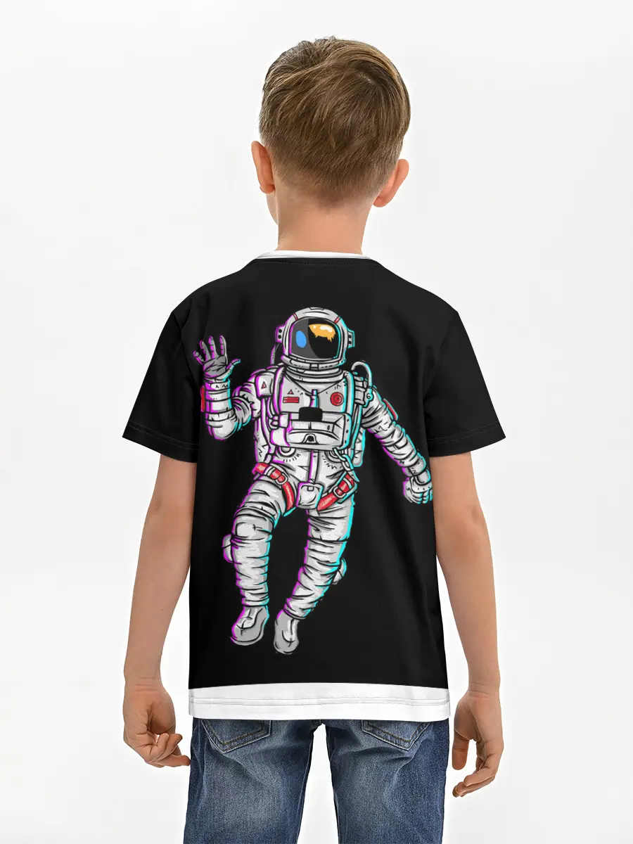 Детская базовая футболка / Космонавт