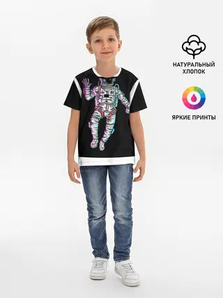 Детская базовая футболка / Космонавт