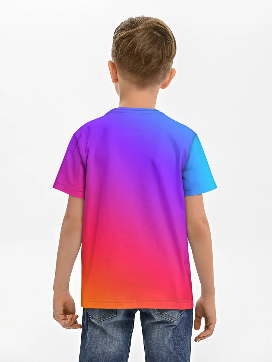 Детская базовая футболка / Градиент