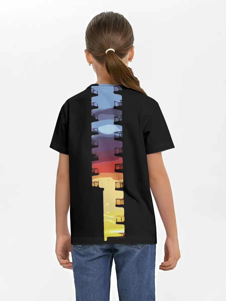 Детская базовая футболка / Балконы