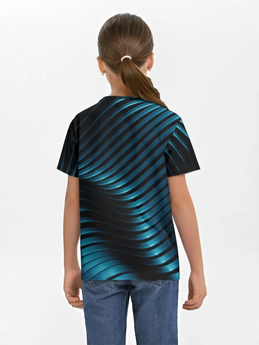 Детская базовая футболка / Плавность,