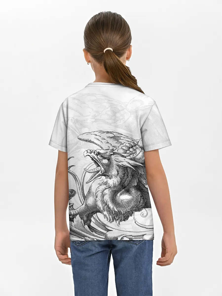 Детская базовая футболка / Грифон