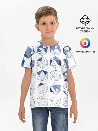 Детская базовая футболка / Геометрические фигуры