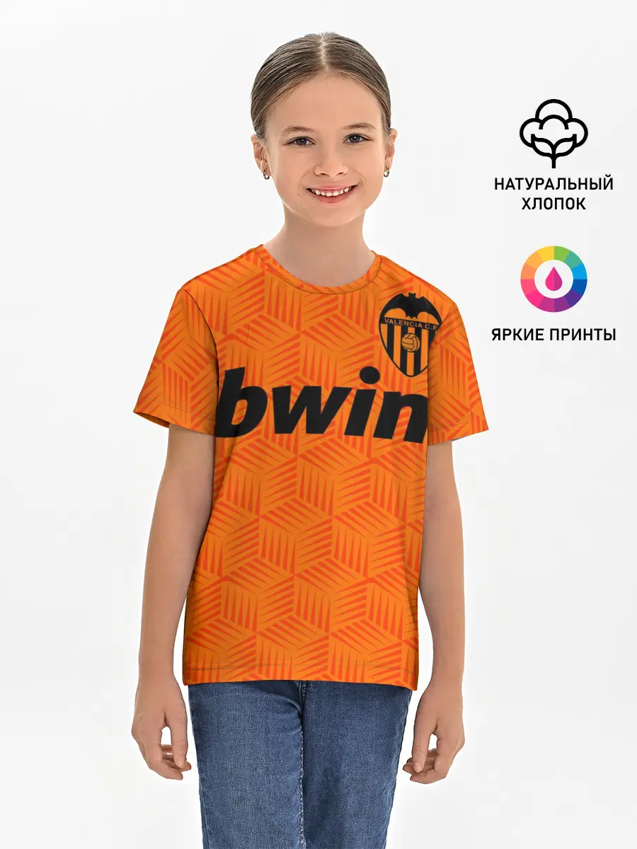 Детская базовая футболка / ФК ВАЛЕНСИЯ / ФОРМА 20-21