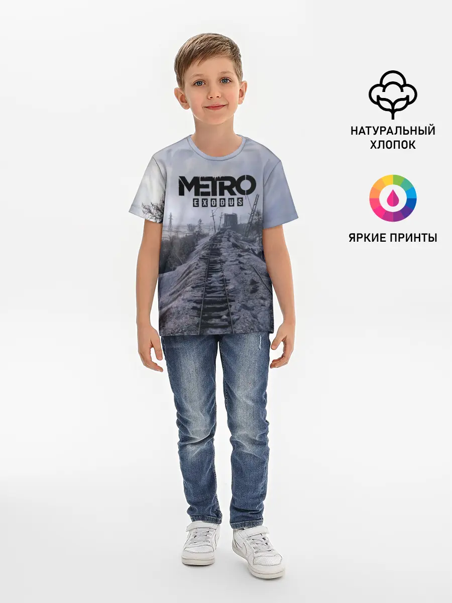 Детская базовая футболка / Metro Exodus