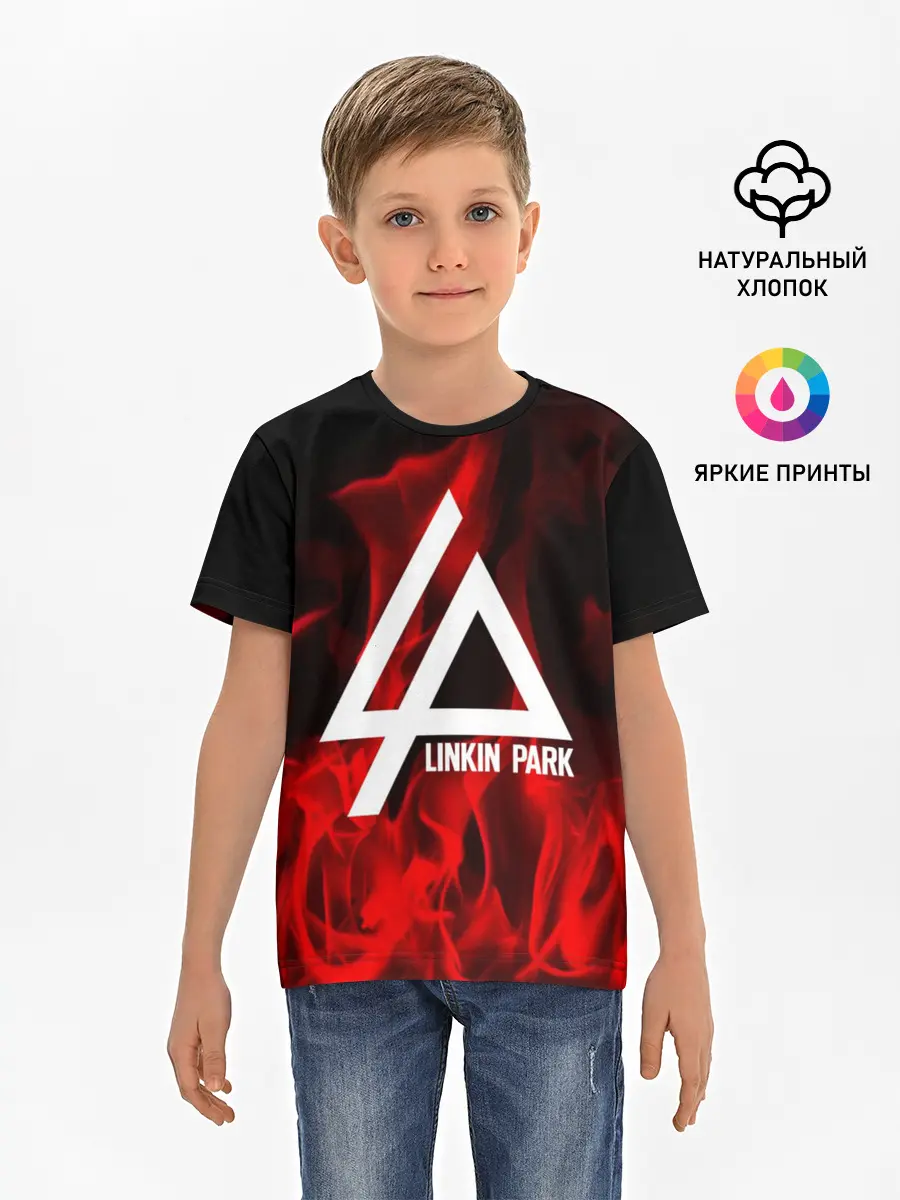 Детская базовая футболка / Linkin park