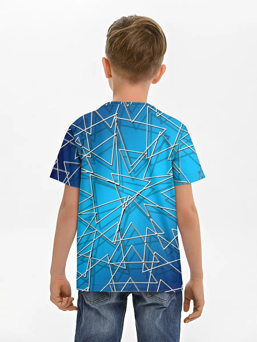 Детская базовая футболка / Треугольники