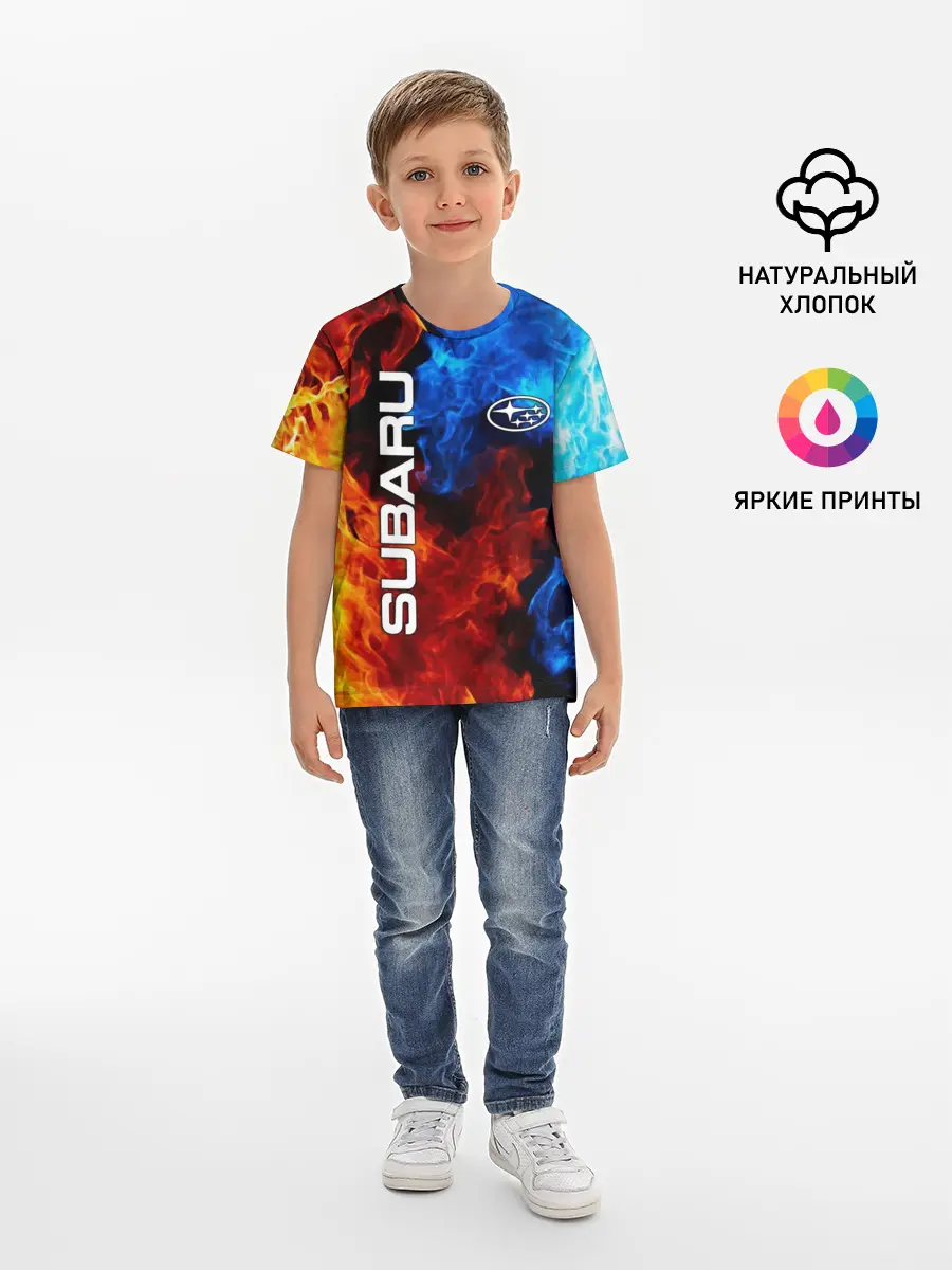 Детская базовая футболка / SUBARU
