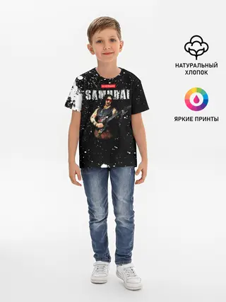 Детская базовая футболка / SAMURAI Cyberpunk 2077