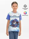 Детская базовая футболка / Мона | Геншин Импакт