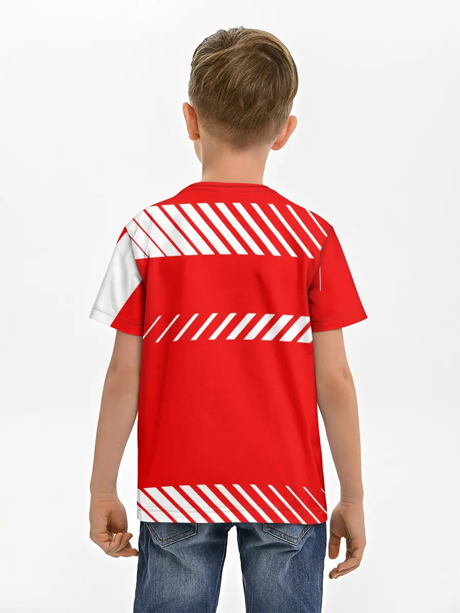 Детская базовая футболка / PORSCHE / ПОРШЕ / RED STYLE