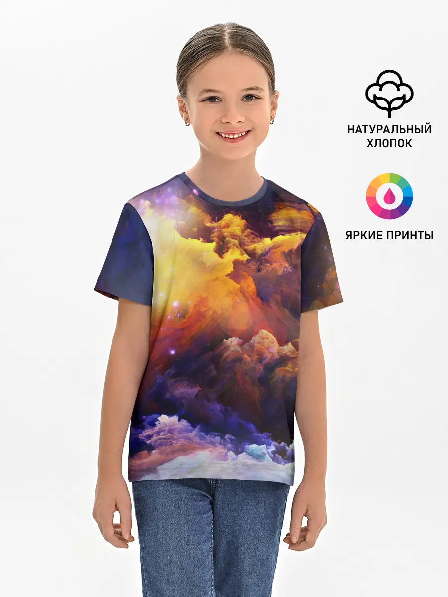 Детская базовая футболка / Яркий свет