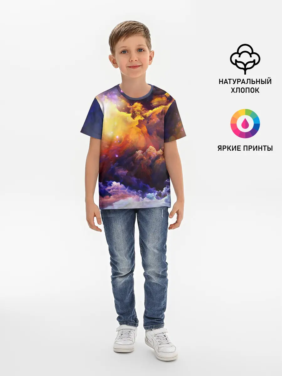Детская базовая футболка / Яркий свет
