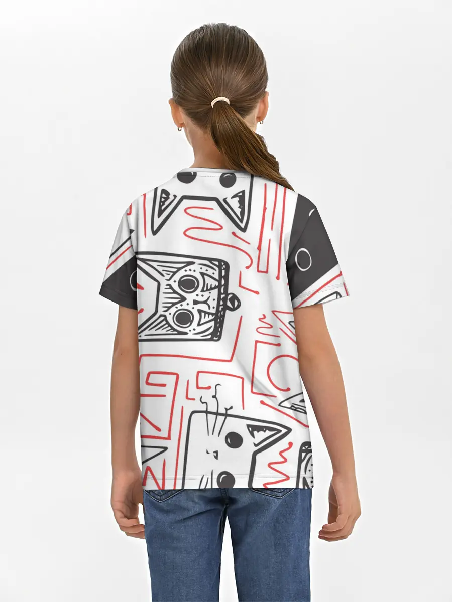 Детская базовая футболка / Cats