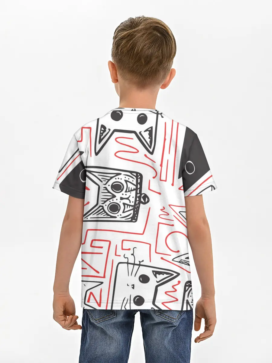 Детская базовая футболка / Cats