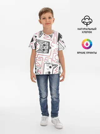 Детская базовая футболка / Cats