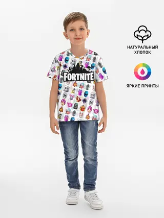 Детская базовая футболка / FORTNITE
