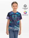 Детская базовая футболка / Galaxy Lion