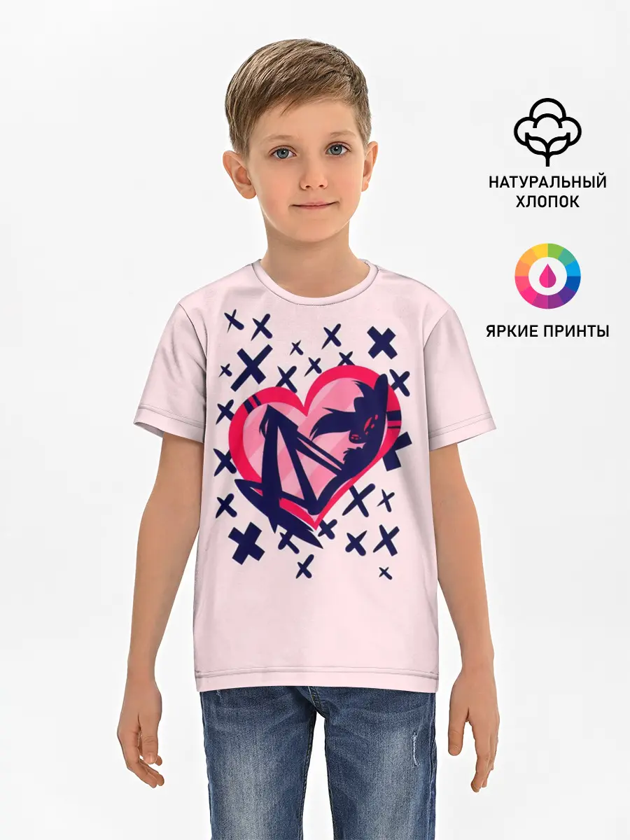 Детская базовая футболка / Отель Хазбин