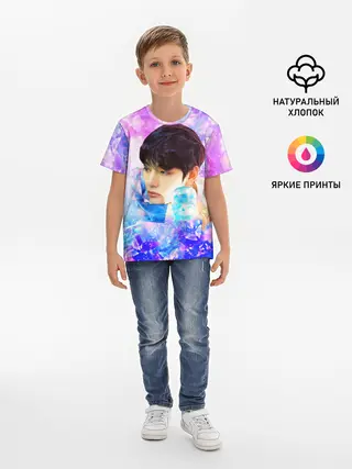 Детская базовая футболка / БТС 2020 Season Greeting Ви V