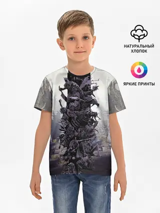 Детская базовая футболка / Dark Souls Boss Collaboration