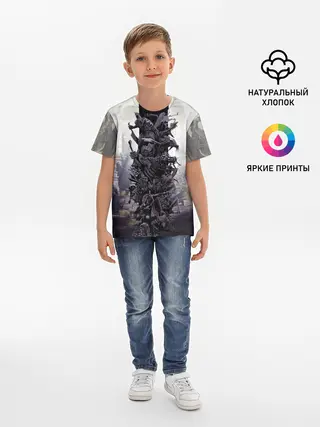 Детская базовая футболка / Dark Souls Boss Collaboration