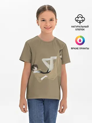 Детская базовая футболка / Осаму на спине