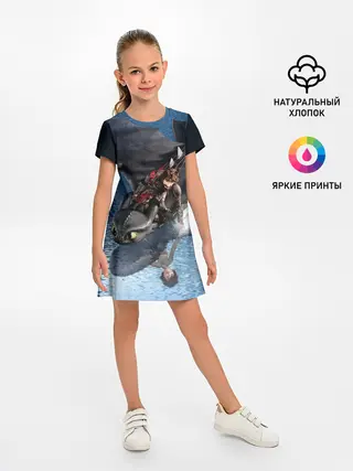 Детское платье / ночная фурия