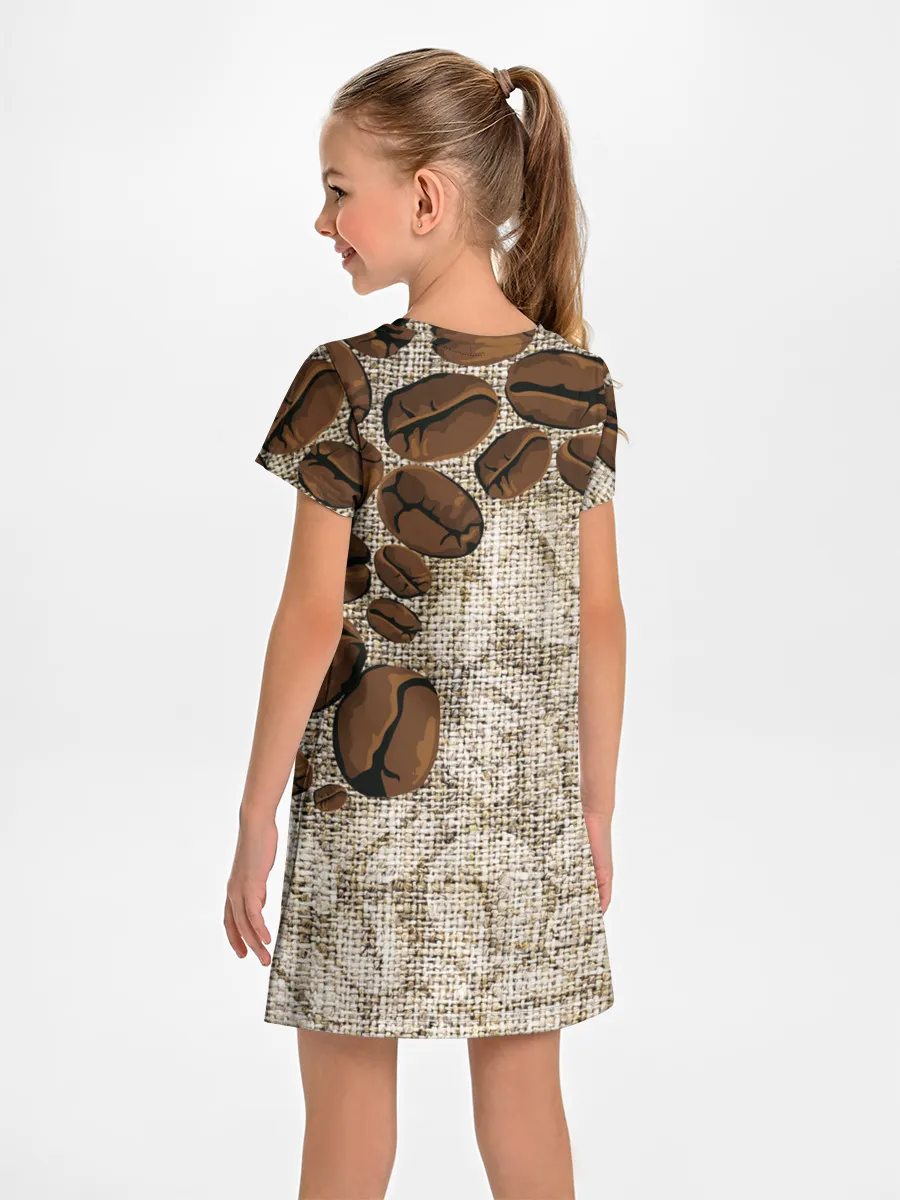 Детское платье / Кофейные зёрна