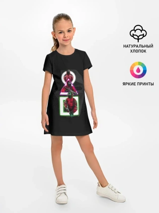 Детское платье / ИГРА В КАЛЬМАРА | ПЕРСОНАЖИ В МАСКАХ