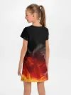 Детское платье / Аста в маске огонь и пламя
