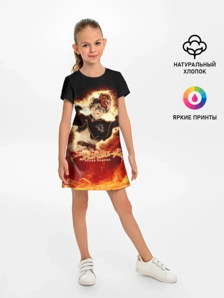 Детское платье / Аста в маске огонь и пламя
