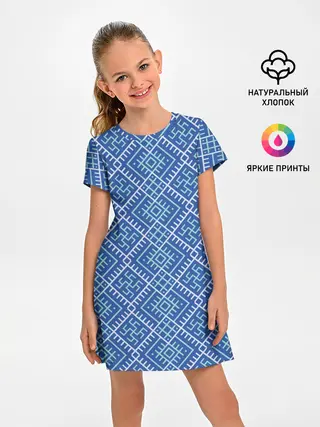 Детское платье / Славянский орнамент