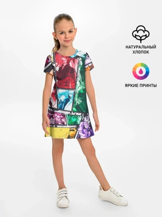 Детское платье / EPIC MAIN ANIME CHARACTERS 3D!