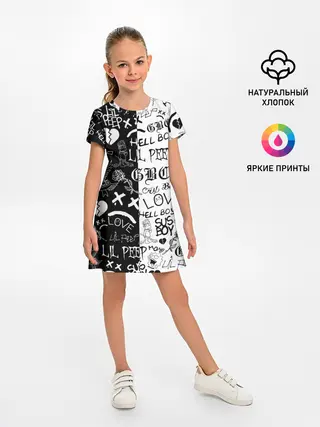 Детское платье / LIL PEEP LOGOBOMBING | ЛИЛ ПИП