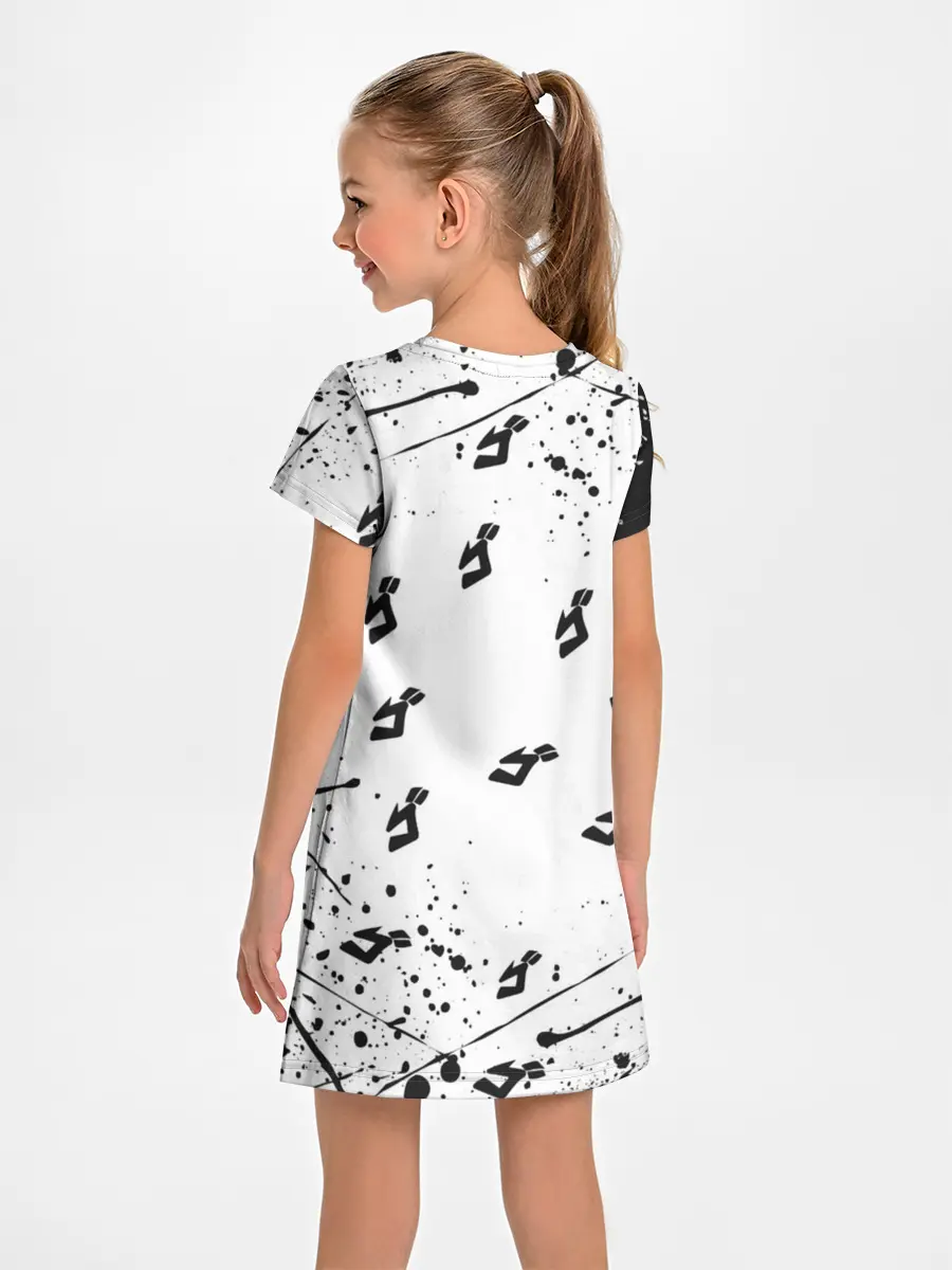 Детское платье / KILLER QUEEN черные брызги