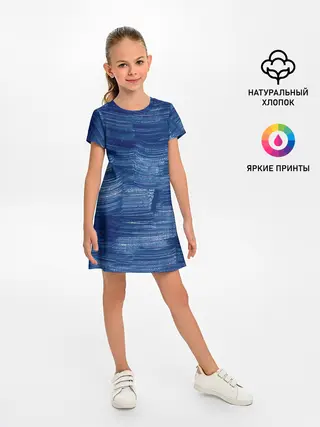 Детское платье / Акриловые мазки