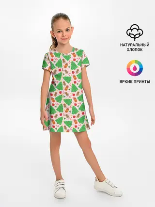 Детское платье / Новогодние ёлки и подарки