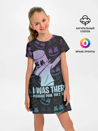 Детское платье / Fortnite,Marshmello