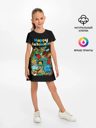 Детское платье / Монстры празднуют Хеллоуин