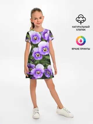 Детское платье / Анютины глазки