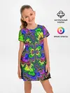 Детское платье / НЕОНОВЫЙ ЦВЕТОК