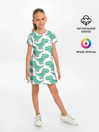 Детское платье / Динозавры