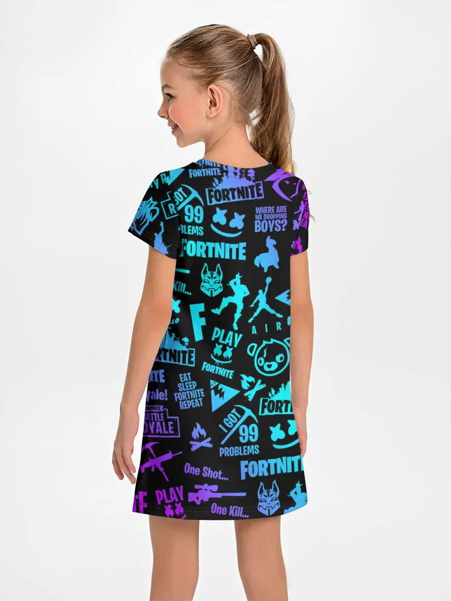 Детское платье / FORTNITE